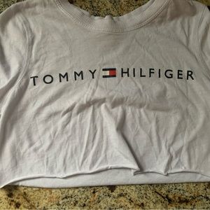 tommy hilfiger crop top